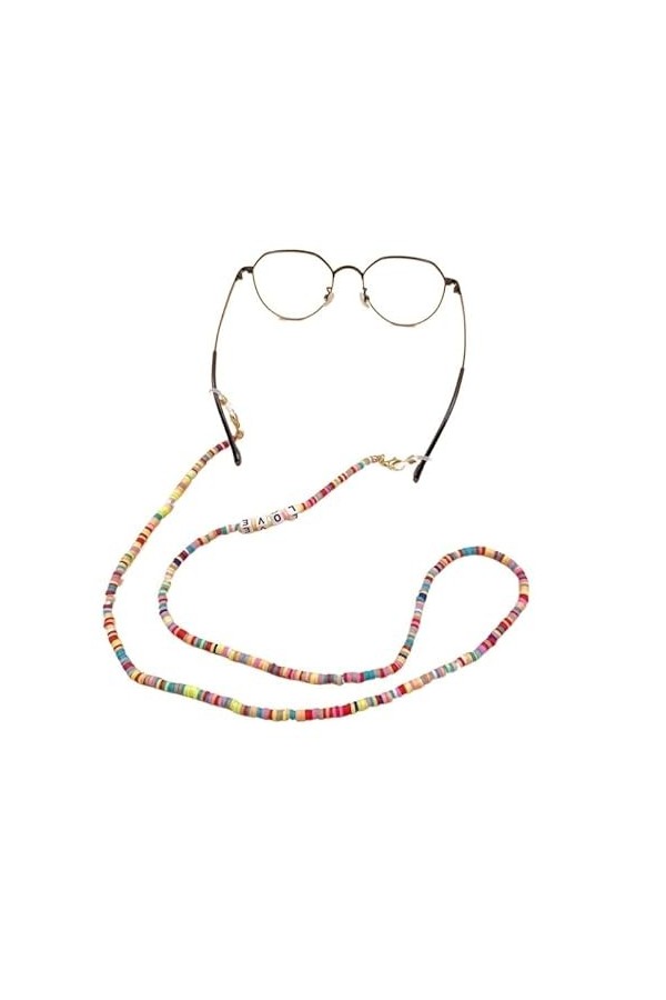 KEMUDO Chaînes de lunettes de sangle for femmes Color : Set 2, Size : 1 