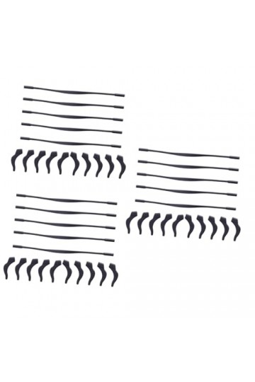 Housoutil 15 Ensembles Lunettes Oreille Grip Bandeaux Pour Femmes Athlétique Lunettes Sangle Pour Le Sport Anti Slip Lunettes