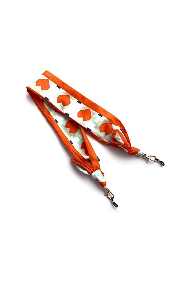 SHIYONG bohème Tendance européenne et américaine Foulard en Soie Ruban Masque lanière Lunettes Corde à Double Usage Lunettes 