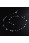 HOOENG Chaînes de Lunettes Lunettes lanière for Femmes coloré Cristal perlé Masque chaînes élégant Oeil chaîne Porte-chaîne L