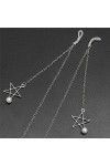 Chaîne De Lunettes Pendentif Chaîne De Lunettes pour Femmes Lunettes De Soleil Sangle Étoile Forme Lunettes Cordons Longes Lu