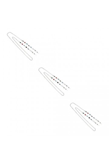 Healifty 2 Pcs Métallique Lunettes De Soleil Support En Verre Collier Vintage Rétro Chaîne De Lunettes Cordon De Retenue De L