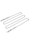 Gyrosphere Chaînes de Lunettes for Femmes Perle Anti-Perte Cordon de Cou chaînes élégantes Lunettes chaîne Porte-chaîne Colo