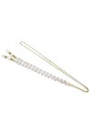 Chaîne de lunettes for femmes, lanière de perles, sangle de lunettes de soleil, cordons de chaîne, accessoires décontractés 