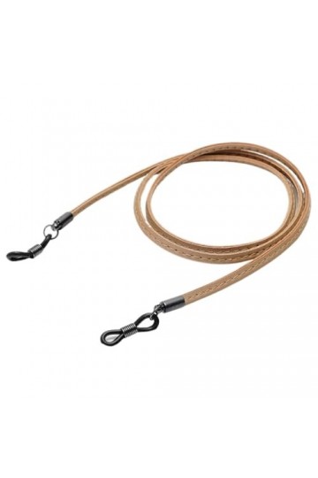 Lanière de lunettes de soleil en cuir PU, collier, chaîne de lunettes, cordon de lunettes, accessoire de décoration Color : 