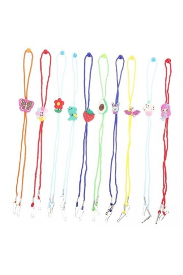 Uonlytech 20 Pièces Sangle De Lunettes Pour Enfants Porte-collier Lunettes De Soleil De Sport Chaîne De Lanière De Lunettes C