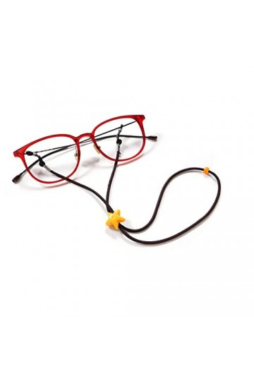 DNLKWGO Lot de 12 cordons élastiques pour lunettes de soleil - Pour garçons et filles, multicolore, taille unique