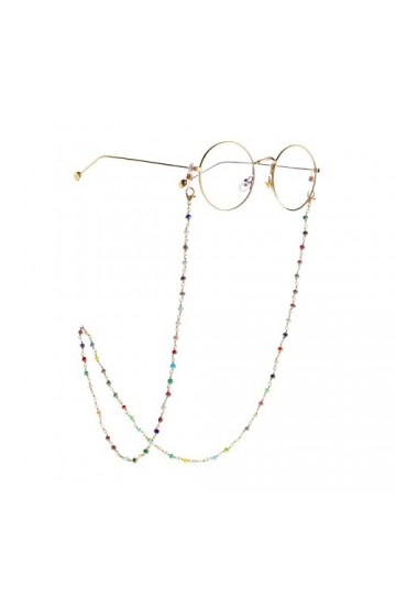 ENLLY Lunettes Chaînes De Lunettes for Femmes Coloré Cristal Lunettes De Retenue Élégant Lunettes De Retenue