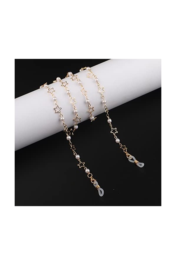 ENLLY Lanyard Lunettes Chaînes for Femmes Cristal Coloré Perlé Masque Chaînes Mode Lunettes De Retenue