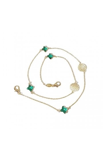 HczIon Chaîne Lunettes 2 Pièces Chaîne De Lunettes En Verre,Chaîne De Pull,Chaîne De Taille,Chaîne De Masque,Vert