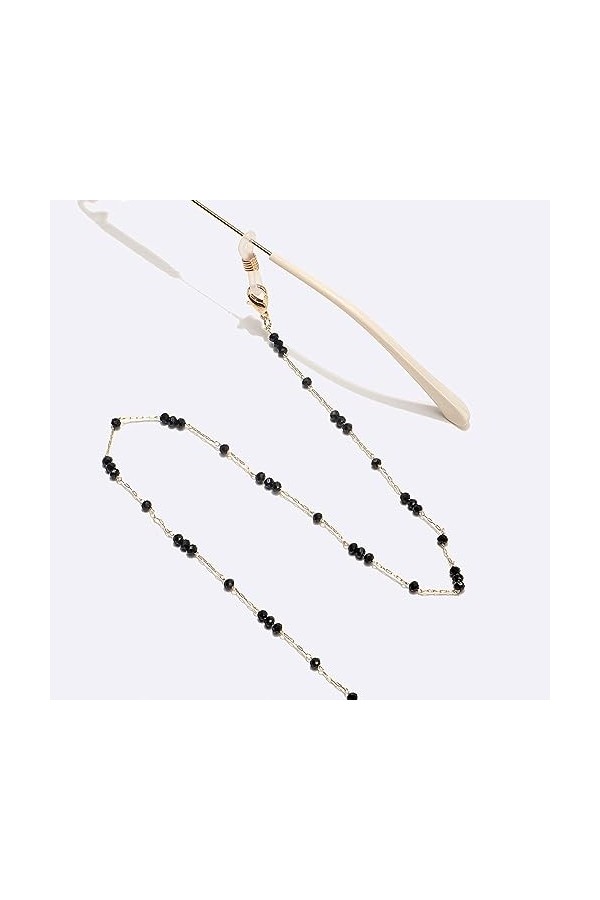 HczIon Chaîne Lunettes 2 Pièces De Lunettes Antidérapantes Faites À La Main Chaînes De Lunettes Lanière Accessoires