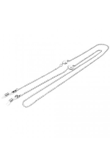 DNLKWGO Chaîne de fixation de lunettes de soleil pour femme, Y-blanc., taille unique