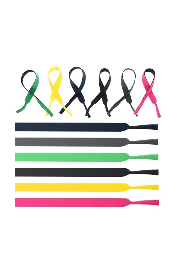 Housoutil 12 Pcs Lunettes Avec Lanière Porte-Collier Porte-Verre Harnais De Sécurité Lanière Cordon De Retenue De Lunettes Sa