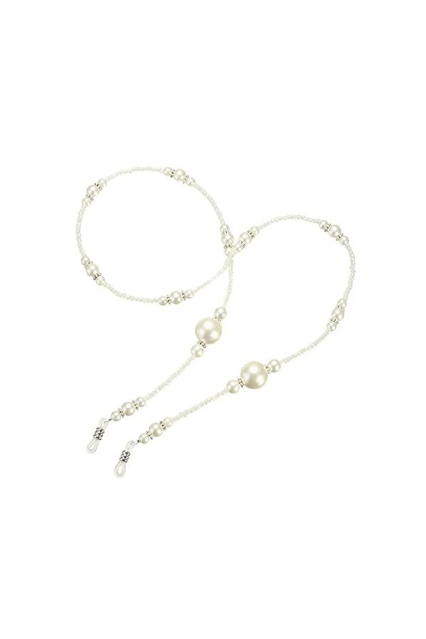 BELLAY Mode Perle Porte-Lunettes Collier Lunettes de Soleil Oeil Lunettes de Soleil chaîne lanière Cordon Porte-Cou Sangle Co