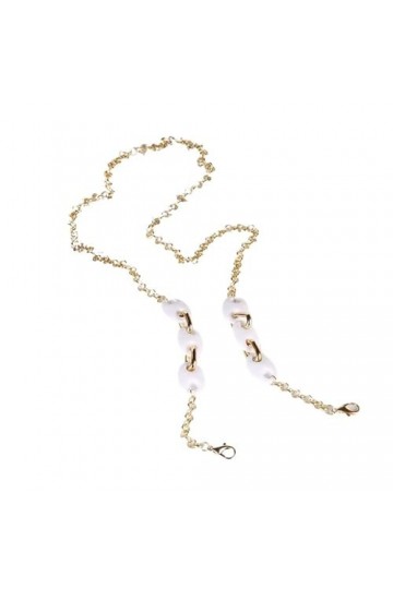 Accessoires de lunettes de soleil for femmes, chaînes de lunettes en acrylique, corde de lunettes Color : C4, Size : 1 SIZE 