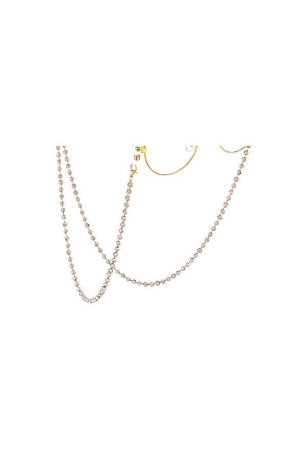 BAIJAC chaîne de Lunettes Perces de Lunettes Chaînes for Les Femmes Gris Gread Eyewear Retenue Chaînes de Mode Lunets Eyes Ch