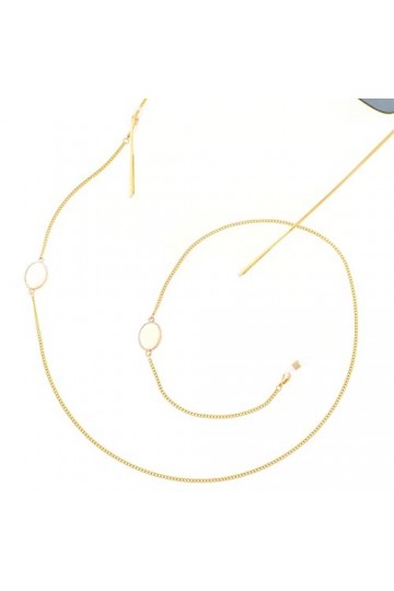 ORLTL chaîne de Lunettes Chaînes de Lunettes de Lunettes for Femmes Lunettes de retenue en métal perlé élégantes chaînes de P