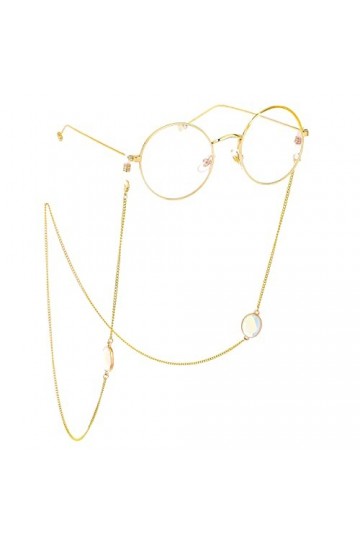 ORLTL chaîne de Lunettes Chaînes de Lunettes de Lunettes for Femmes Lunettes de retenue en métal perlé élégantes chaînes de P