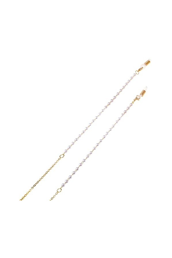 WEPINS Chaînes de Lunettes Longe de Lunettes for Femmes Perle Chaînes de Masque Simples Chaîne de Lunettes élégante Porte-cha