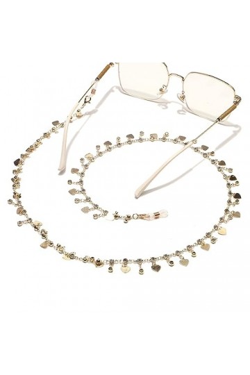 HczIon Chaîne Lunettes 2 Pièces Verres Corde Lunettes De Soleil Chaîne Verres Licou Corde Lunettes Chaîne Masque Chaîne