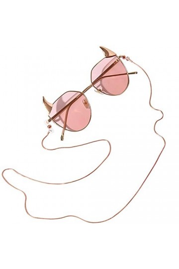 LKXHarleya ChaîNe De Lunettes En Or Rose, ChaîNe De Lunettes De Soleil, Porte-ChaîNes De Lunettes