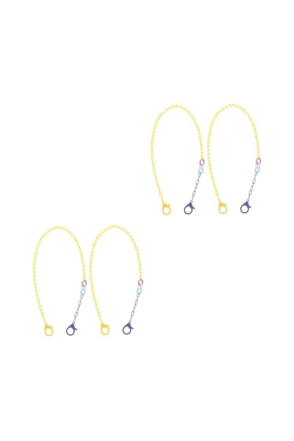 SOIMISS 4 Pcs Chaîne De Lunettes En Acrylique Chaîne De Lunettes En Acrylique Support De Boucle DOreille Chaîne De Visage Ch