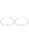 COHEALI 2 Pièces Chaîne De Perles De Cristal Colorées Cordon De Retenue De Lunettes Sangle De Couverture De Visage Sangle De 