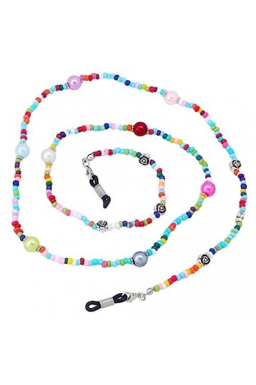 UKCOCO 2 Pièces Corde Anti-Perte Sangle De Support De Lunettes Longes De Lunettes Lunettes Antidérapante Sangle De Lunettes D