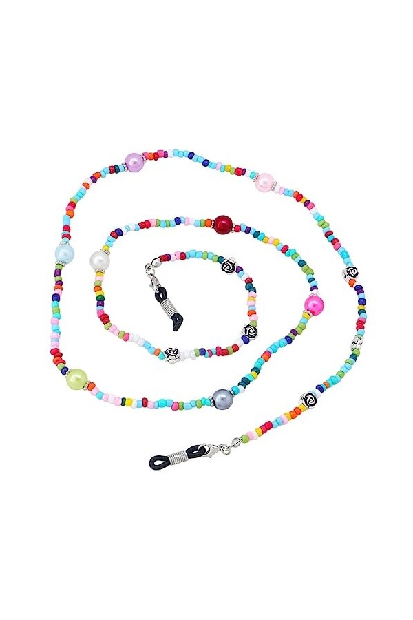 UKCOCO 2 Pièces Corde Anti-Perte Sangle De Support De Lunettes Longes De Lunettes Lunettes Antidérapante Sangle De Lunettes D