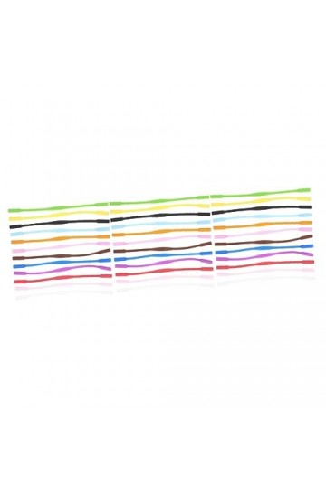 DOITOOL 36 Pièces pour Les Yeux De Lunettes en Silicone De Lunettes De Sport Sangle De Lunettes De Sécurité Lentes De Sol Par