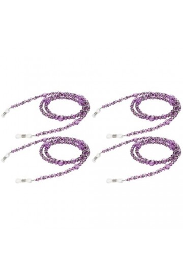 GALPADA 4 Pcs Lunettes Chaîne Collier Fait À La Main Perles Chaîne Lunettes Chaîne Cou Lanière Lunettes Support Sangle Lunett