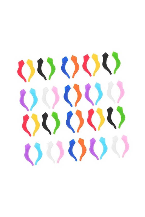 Hemobllo 120 Pcs Cadre Lunettes Conseils Lunettes Lunettes Circulaires Chaîne De Lunettes Crochet Lunettes Retenues Lunettes 