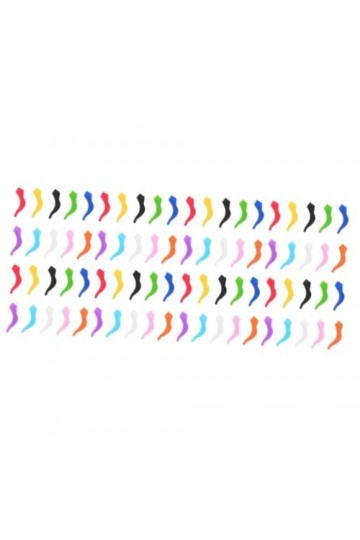 UKCOCO 80 Pcs Cadre Lunettes Conseils Lunettes Lunettes Circulaires Lunettes Sangle Lunettes Oreille Grip Sport Accessoires L