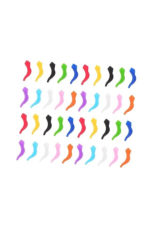 UKCOCO 80 Pcs Cadre Lunettes Conseils Lunettes Lunettes Circulaires Lunettes Sangle Lunettes Oreille Grip Sport Accessoires L