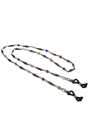 DJLORD Chaînes de Lunettes de lanière de Lunettes for Femmes Chaînes de Masque Anti-Perte colorées Vintage Chaînes de Porte-L