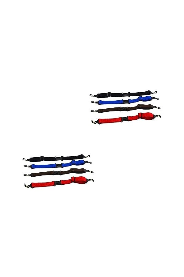 INOOMP Lunettes Lunettes 12 Pièces Lunettes Sangle De Retenue Lecture Support Élastique Lunettes Cordons Lunettes Cordes Lune
