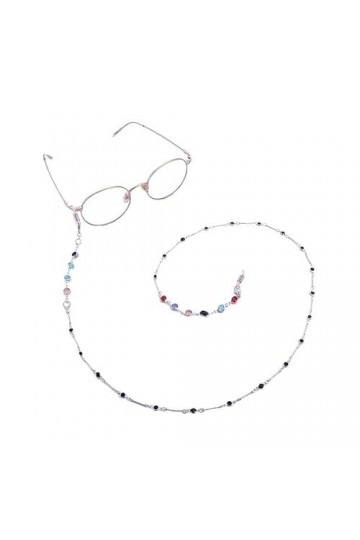BAIJAC chaîne de Lunettes Chaînes Lunettes Lonyard for Femmes Colorful Beded Face Mask Lanyard Lunettes de Mode Harles Chaîne