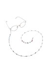 BAIJAC chaîne de Lunettes Chaînes Lunettes Lonyard for Femmes Colorful Beded Face Mask Lanyard Lunettes de Mode Harles Chaîne