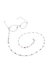 BAIJAC chaîne de Lunettes Chaînes Lunettes Lonyard for Femmes Colorful Beded Face Mask Lanyard Lunettes de Mode Harles Chaîne