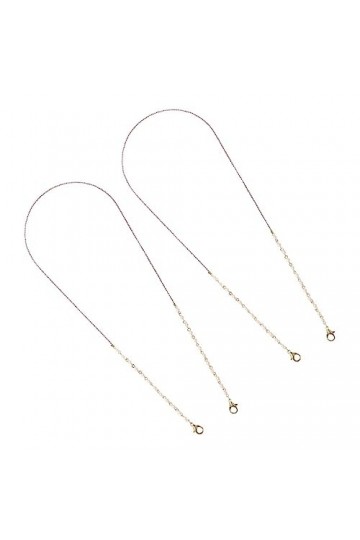 STOBOK 2 Pièces Masque Chaîne Anti-Chute Sur Les Lunettes Lunettes De Soleil Longes Pour Chaîne Lunettes Sangle Clip Porte-Ch