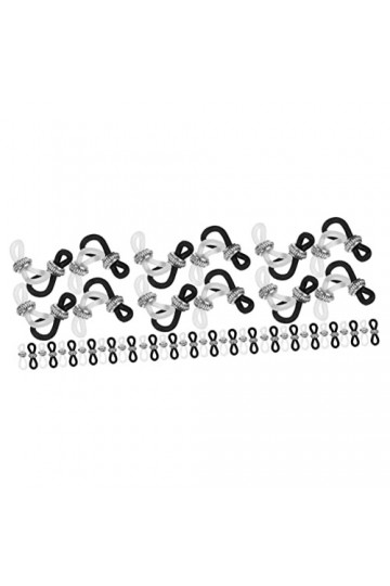 COHEALI 60 Pièces Boucle Antidérapante Pour Chaîne De Lunettes Extrémités De Sangle De Lunettes Fin De Chaîne De Bijoux De Lu