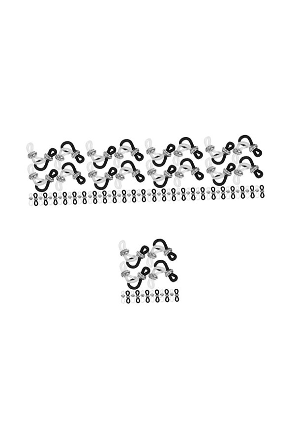 COHEALI 60 Pièces Boucle Antidérapante Pour Chaîne De Lunettes Extrémités De Sangle De Lunettes Fin De Chaîne De Bijoux De Lu