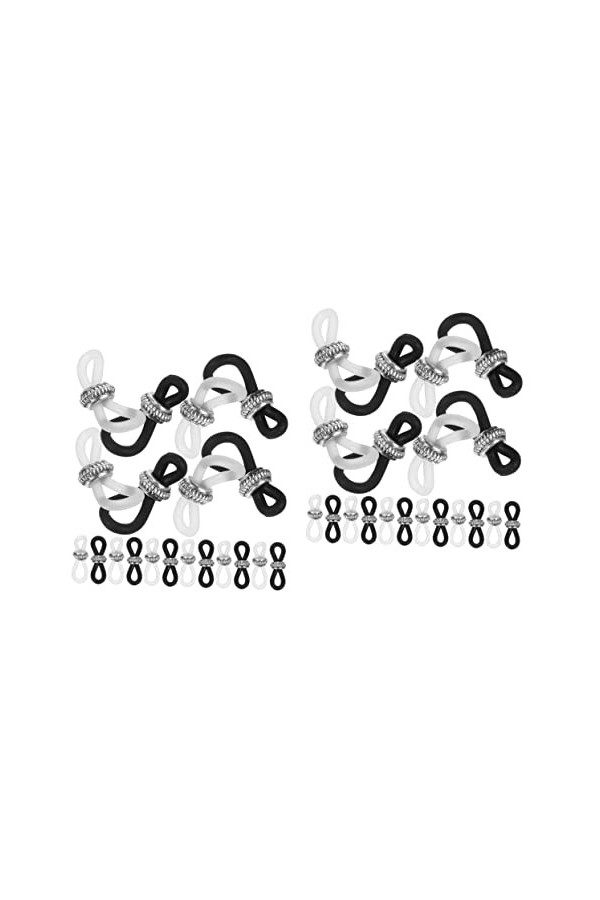 COHEALI 60 Pièces Boucle Antidérapante Pour Chaîne De Lunettes Extrémités De Sangle De Lunettes Fin De Chaîne De Bijoux De Lu