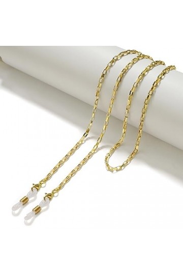 LEFEDA Lot de 3 chaînes de lunettes en métal pour lunettes de soleil, lunettes de lecture, masque, A2, taille unique