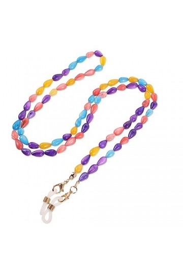 Sosoport Sangle De Lunettes De Sport Chaîne De Lunettes Perlée Sangles De Support De Lunettes De Soleil Anti-Perte Lanière De