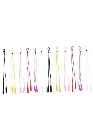 UKCOCO 12 Pcs Réglable Lunettes Cordon Porte-Lunettes Sangle Oreille Porte-Verres Lunettes Lunettes Lanière Lunettes Lanière 