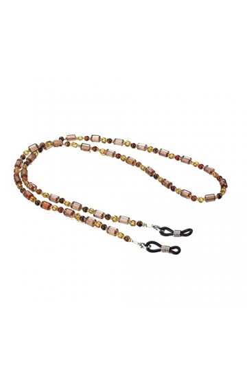 HOOENG Chaînes Lunettes Longe for Femmes Vintage Perlé Lunettes De Retenue Élégant Lunettes De Retenue