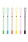 6pcs Cordon a Lunettes Sport Support Sangle de Lunette en Silicone Elastique Retenue de Verres Imperméable, Chaîne de Lunette
