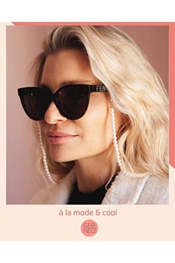 GERNEO® Venise -Cordon de lunettes de qualité supérieure et cordon de lunettes unisexe pour lunettes de lecture et lunettes d