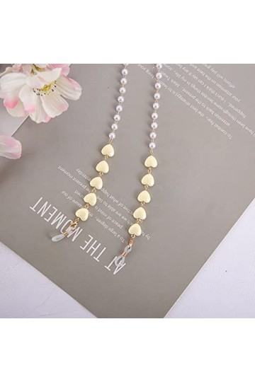 Cristal Perlé Lunettes Chaînes Longe Masque Visage Chaîne Titulaire Lunettes Corde Lunettes De Soleil Cordon Cou Sangle Cadea